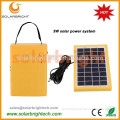 Solarbright portable small mini rechargeable led home lighting portable mini solar system with mobile phone charger